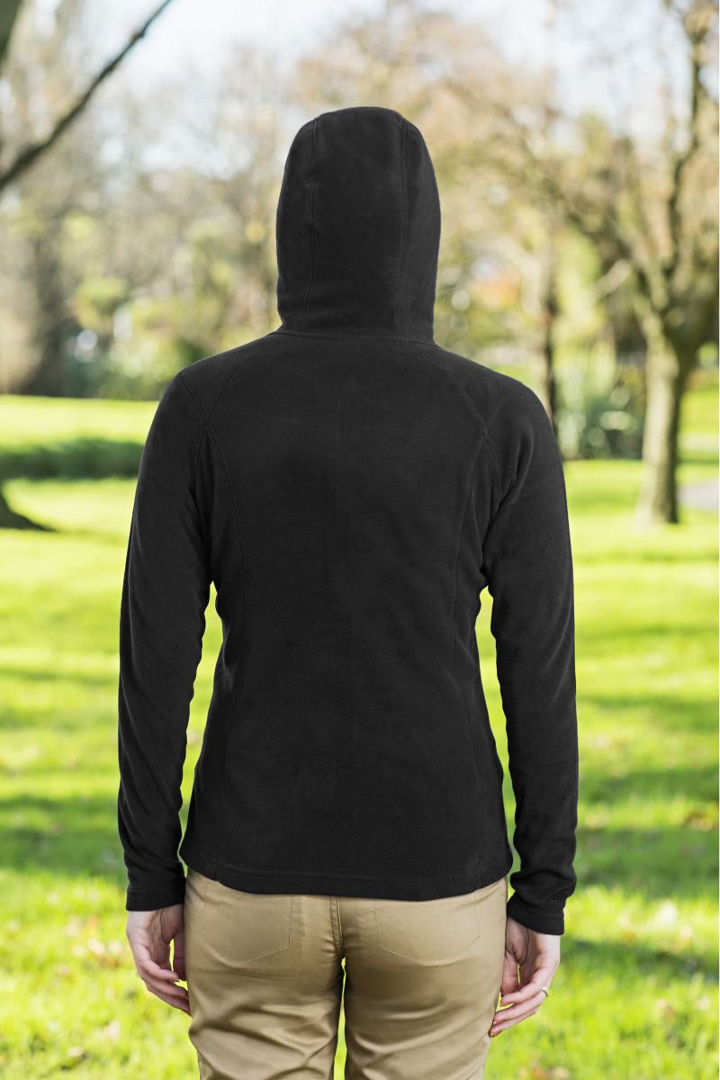 Kathmandu Ridge Womens Full Zip Hoodie Hooded Fleece Jacket Black eBay