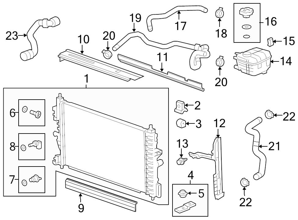 NEW GENUINE OEM ENGINE COOLANT BYPASS HOSE 20112016 CHEVROLET CRUZE