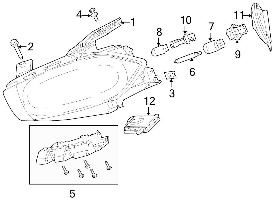 NEW GNEUINE OEM ELECTRICAL TURN SIGNAL LAMP BULB 7442NALL 20132015