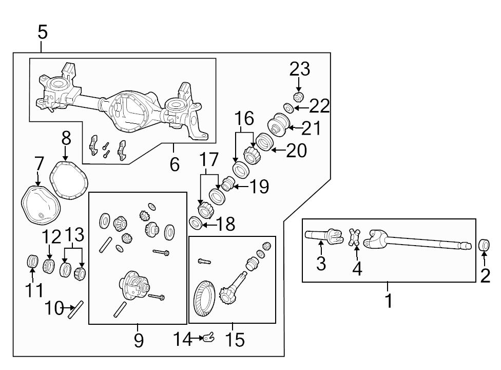 BRAND NEW OEM REAR AXLE DIFFERENTIAL DRIVE PINION SEAL DODGE RAM 1500 2500 3500 eBay