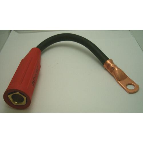 1/0 Welding Cable Lead 1 Foot Long Positive Connnector eBay