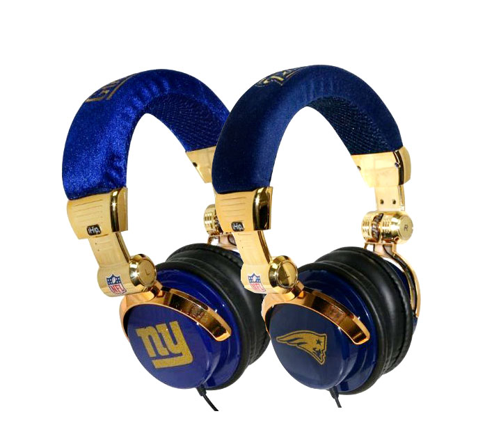 iHip NFL Super Bowl XLVI Teams Limited Edition Gold DJ Headphones eBay