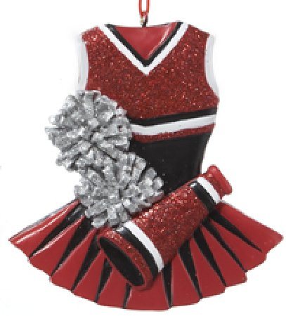 red cheerleading outfit christmas ornament ebay red cheerleading outfit christmas ornament ebay