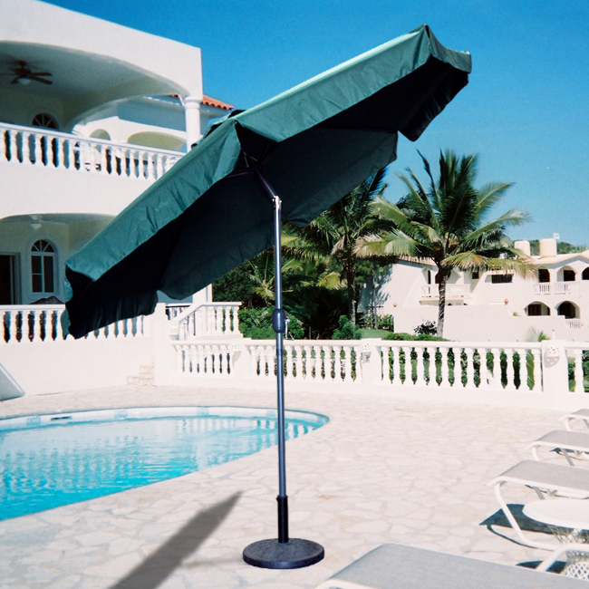 Outdoor Market Tilt Crank Patio Umbrella 9 Feet Ft Cover 9 Ft Aluminum Outdoor Patio Umbrella Market Yard W