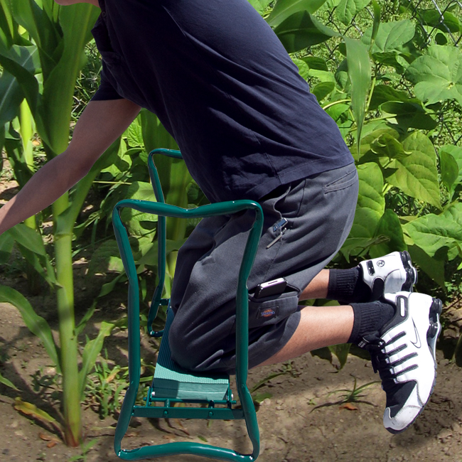 Gardening Chair Tool 220lb Portable Folding Garden Kneeling Sitting