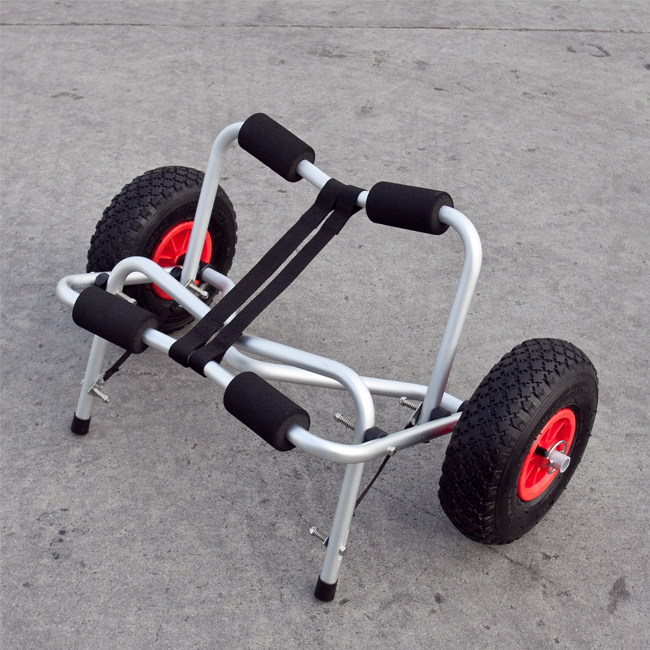 New Kayak Strap Jon Boat Canoe Gear Dolly Cart Trailer Carrier Trolley