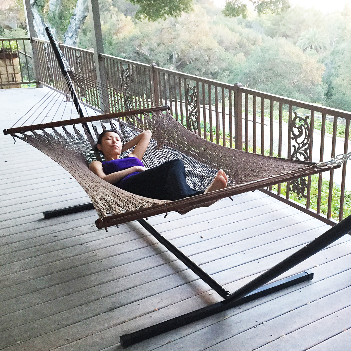 double hammock swing
