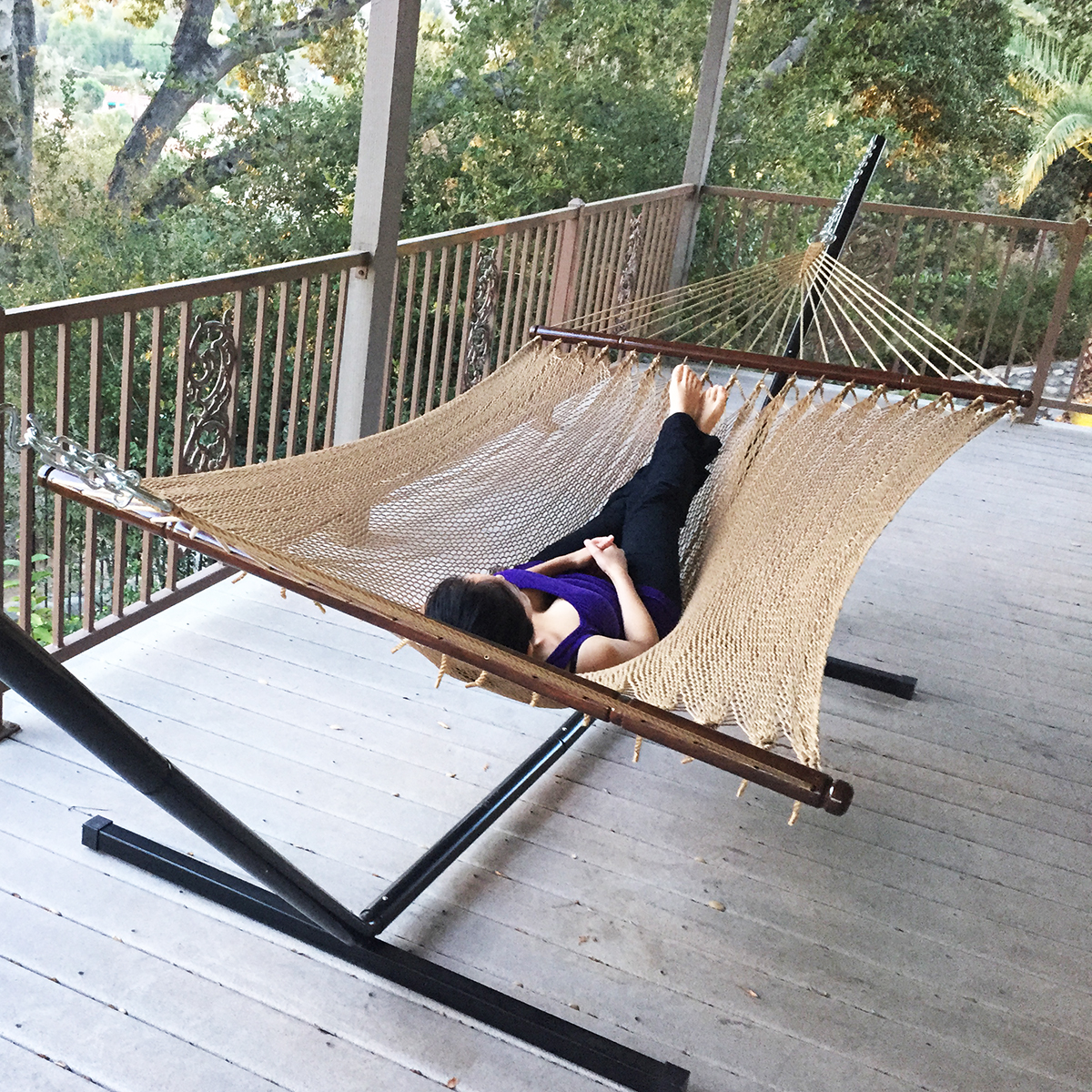 double hammock swing