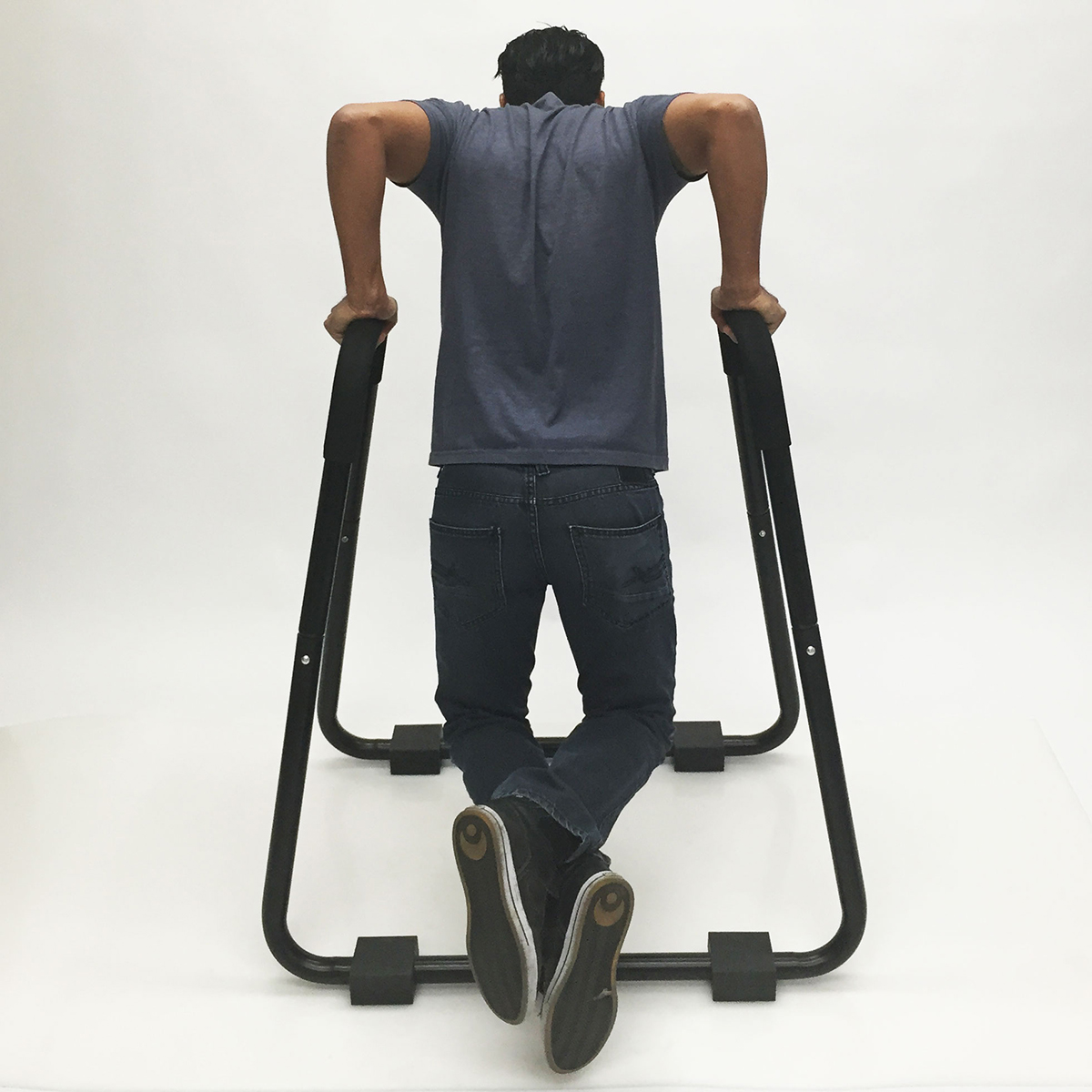 Steel Dip Exercise Station Stand Self Standing Dipping Machine Tricep