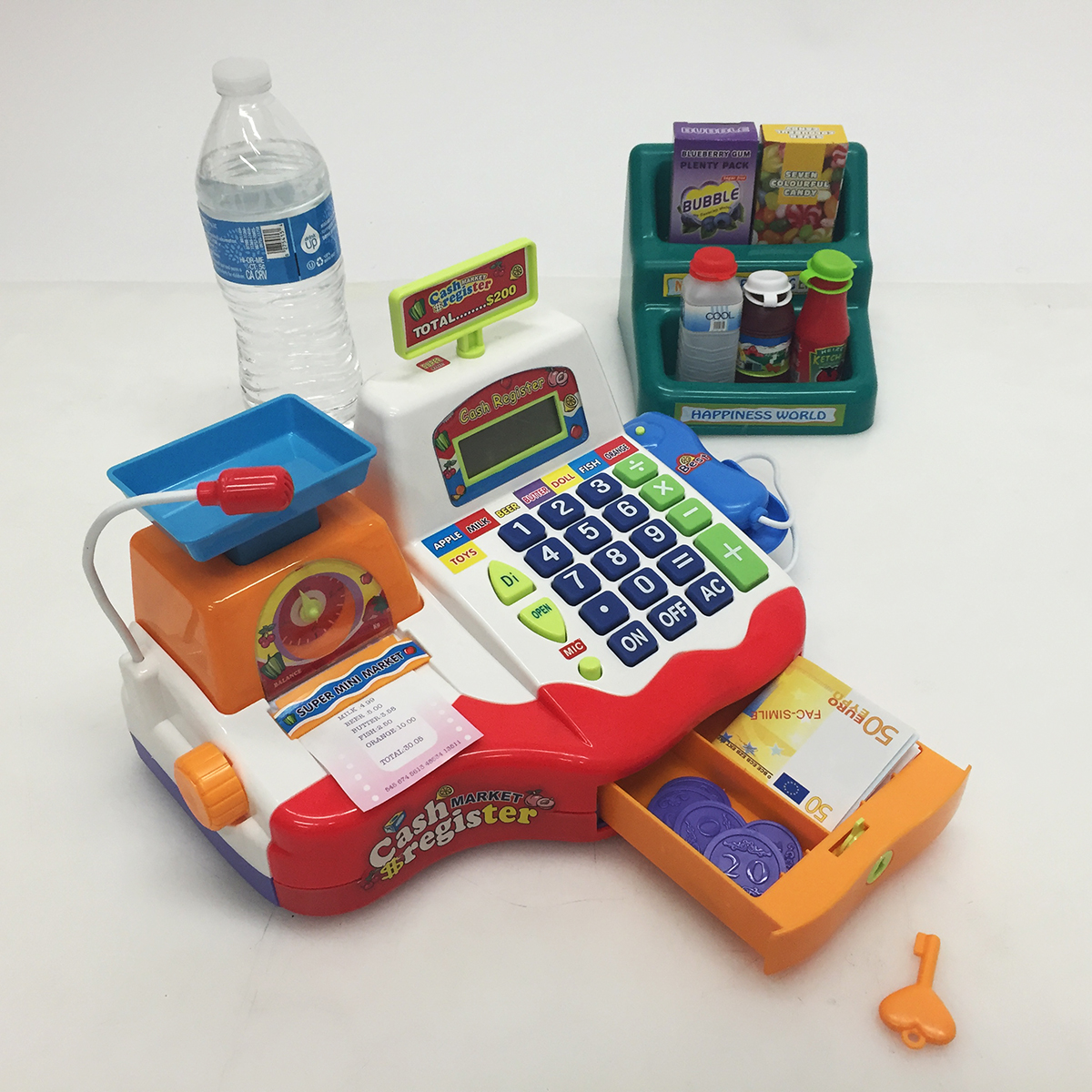 Electronic Cash Register Scanner Toy Pretend Play Scanner Actions Sound