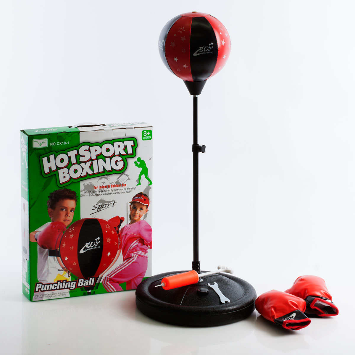 Toy Children Boxing Glove Stand Exercise Equipment Boys Fitness Speed