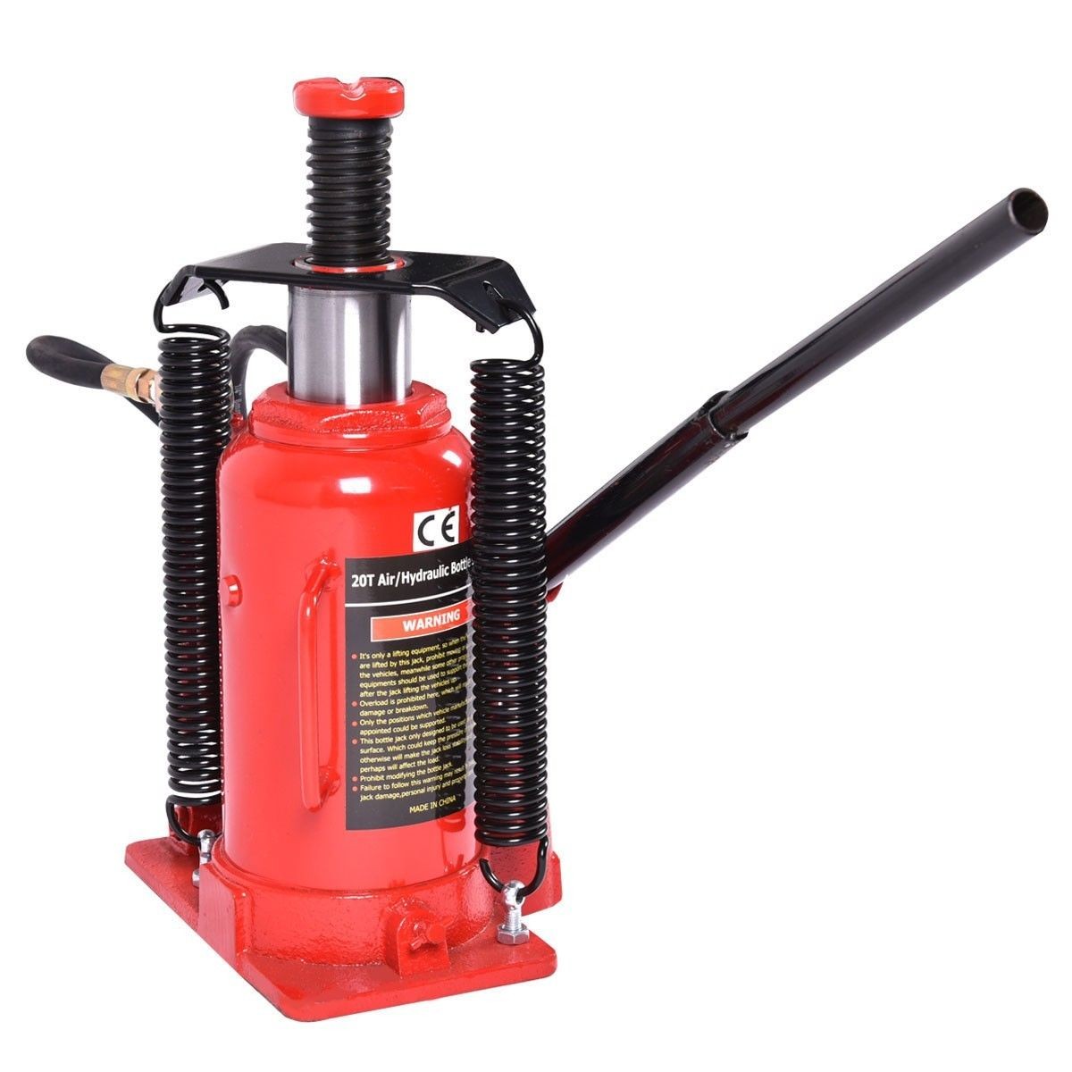 20T Ton Air Hydraulic Bottle Jack 40,000lb Heavy Duty Auto Truck Repair