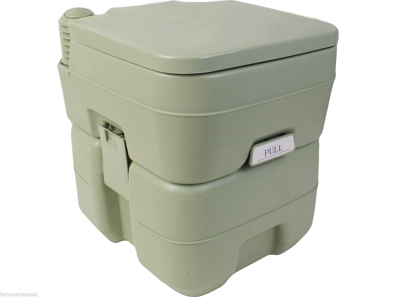 outdoor potty 5 gallon 20l portable toilet flush travel cing outdoor indoor potty green ebay outdoor potty 5 gallon 20l portable toilet flush travel cing outdoor indoor potty green ebay