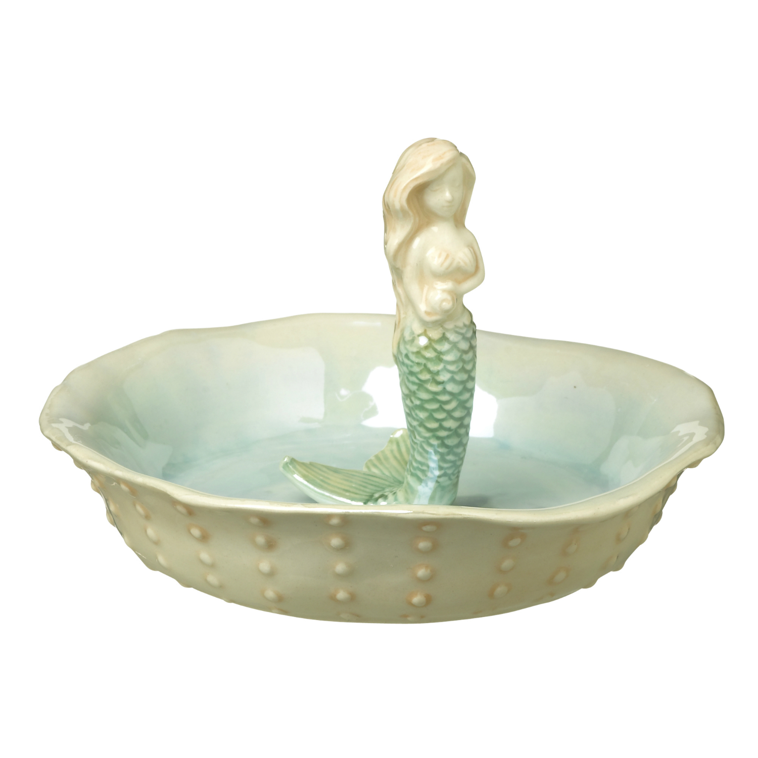 Mermaid in Shimmering Sea Jewelry Ring Holder Ceramic Dish eBay