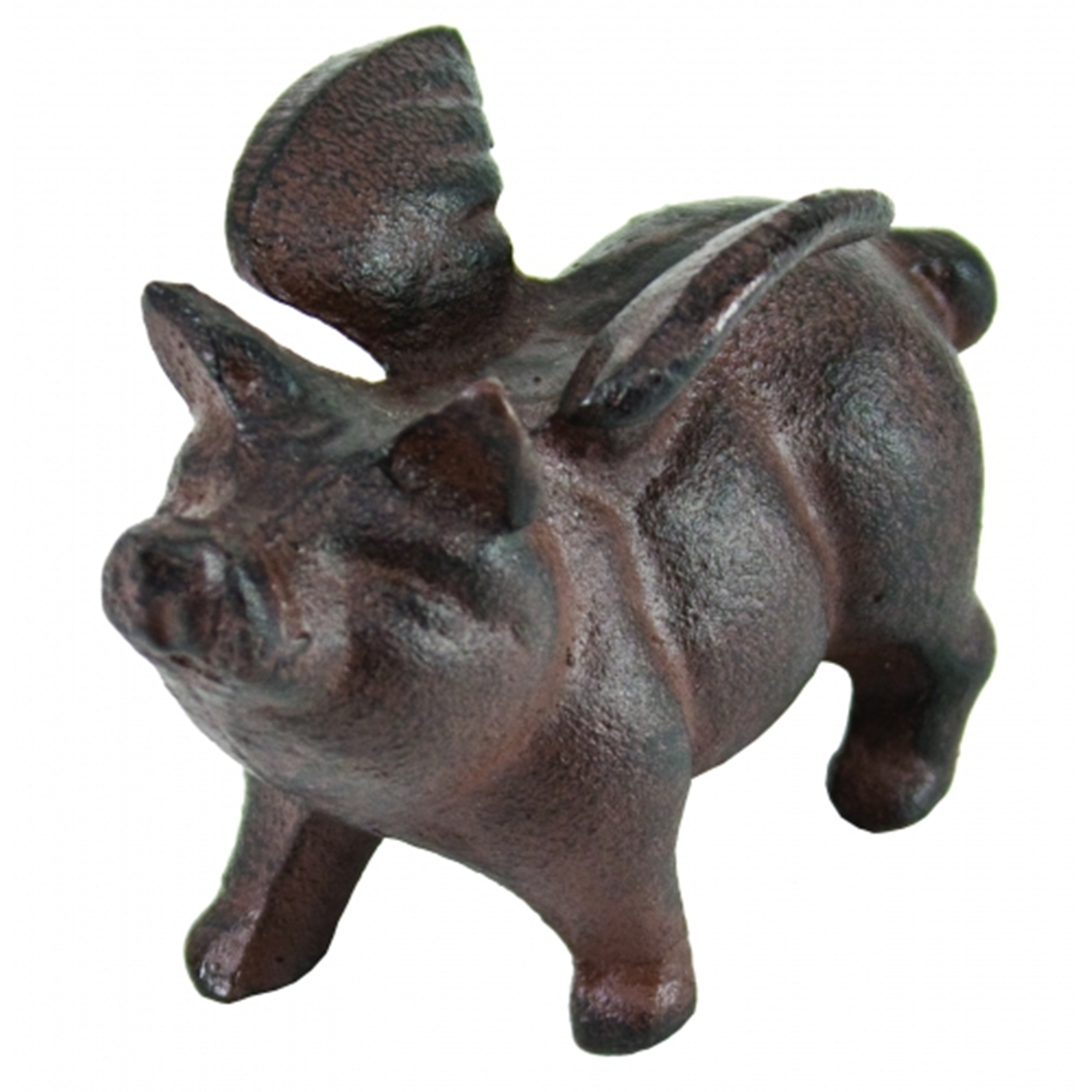 Antique Replica Flying Pig Cast Iron Tabletop Figurine eBay