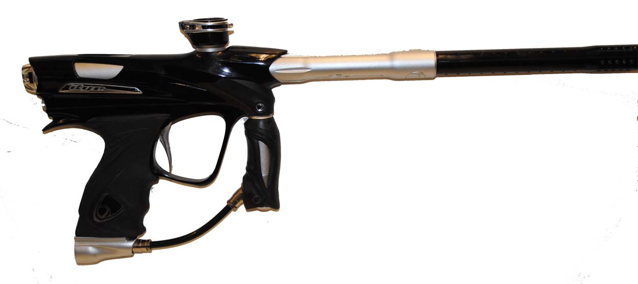 Used 2012 Dye Matrix DM12 Paintball Gun Marker Black/Silver eBay
