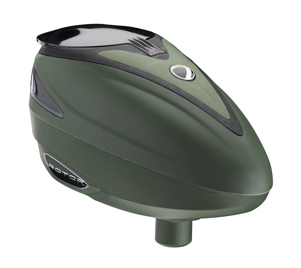 New Dye Matrix Rotor Electronic Loader Hopper for Paintball Gun Olive