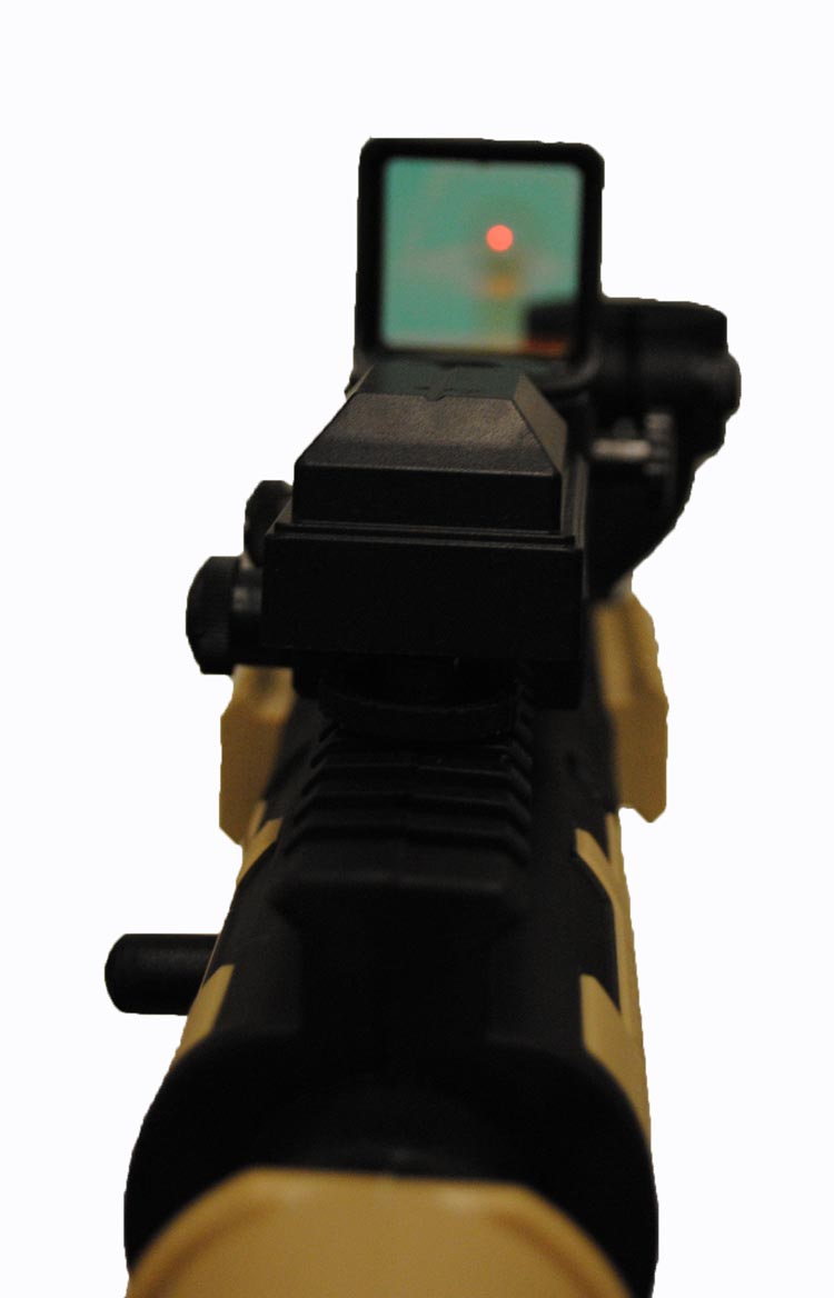 Tippmann Cronus Tactical Paintball Gun with Electronic Quick Aim Red