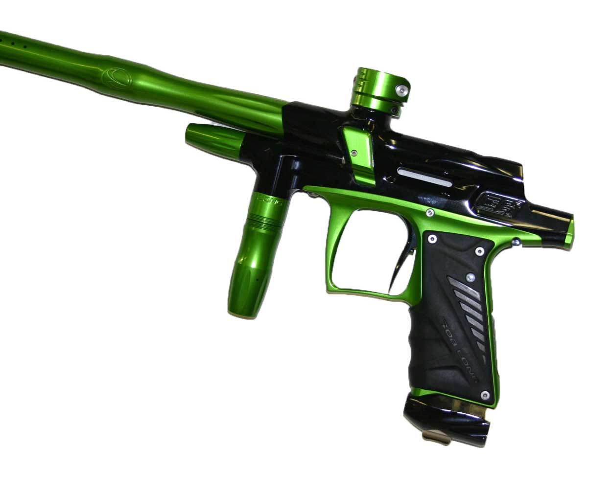 2013 Bob Long G6R OLED Intimidator Paintball Gun Black / Lime with