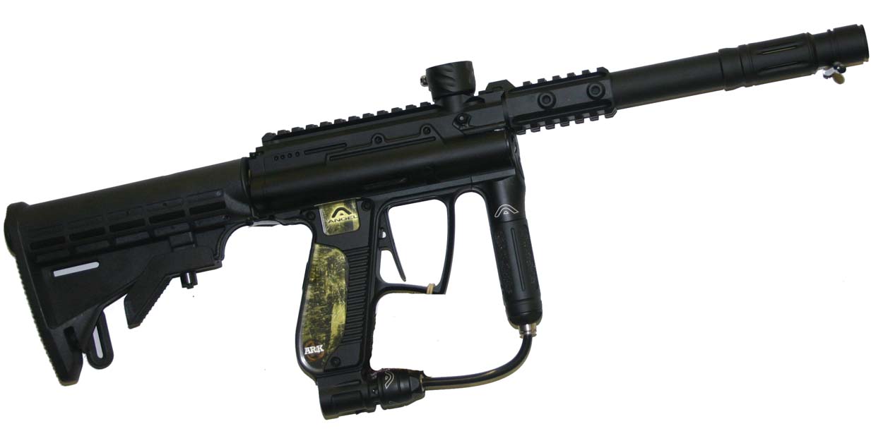 2011 Angel SB ARK Paintball Gun Marker Black eBay