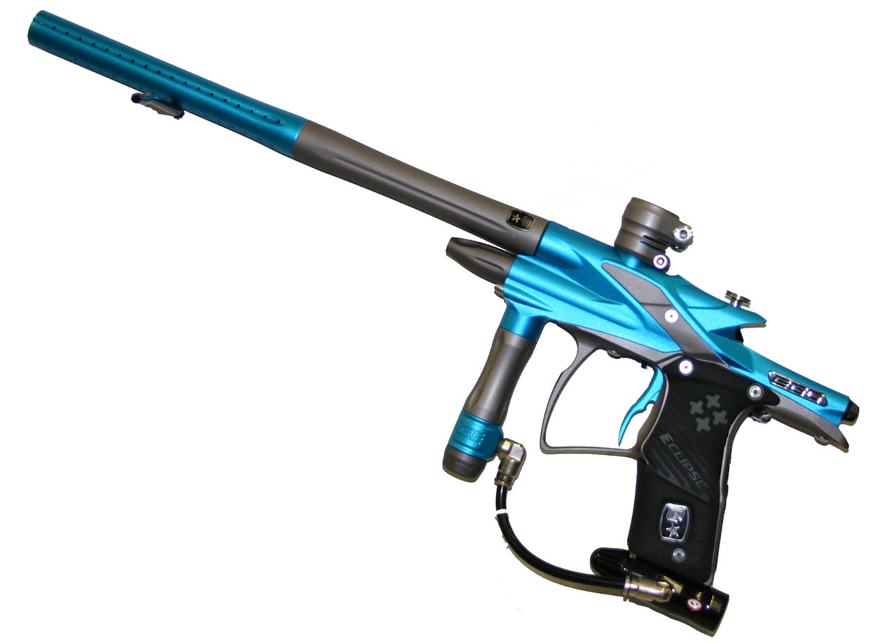 USED 2009 Eclipse Ego 9 Paintball Gun Marker Teal / Grey eBay