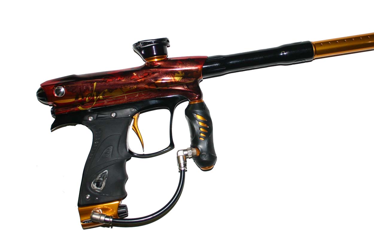 USED 2010 Dye Matrix DM10 Paintball Gun Marker ALOHA Edition eBay