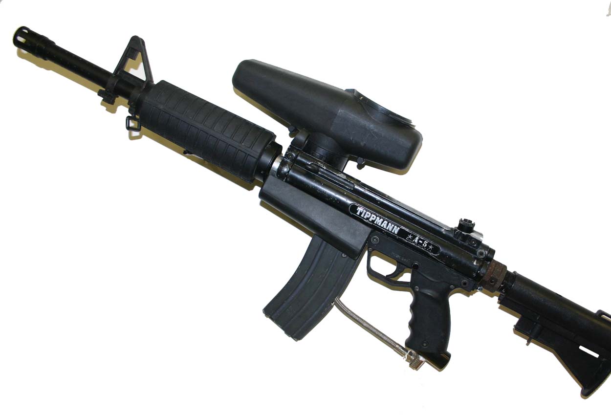 USED Tippmann A5 Paintball Gun / Marker UPGRADED eBay