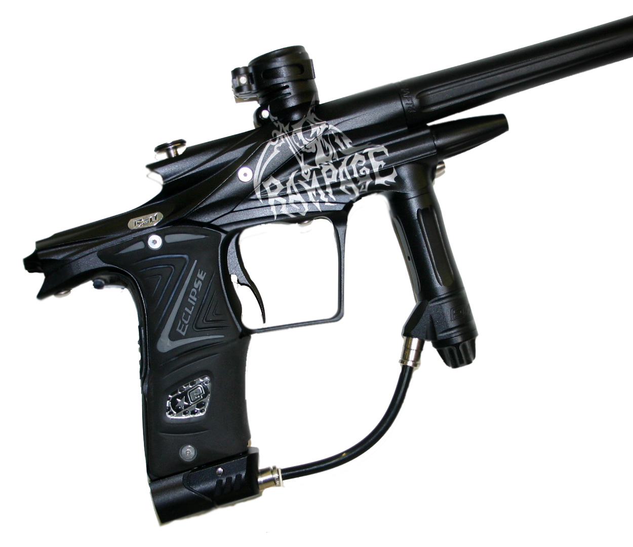 USED 2011 Eclipse Ego 11 Paintball Gun Marker Black w Custom