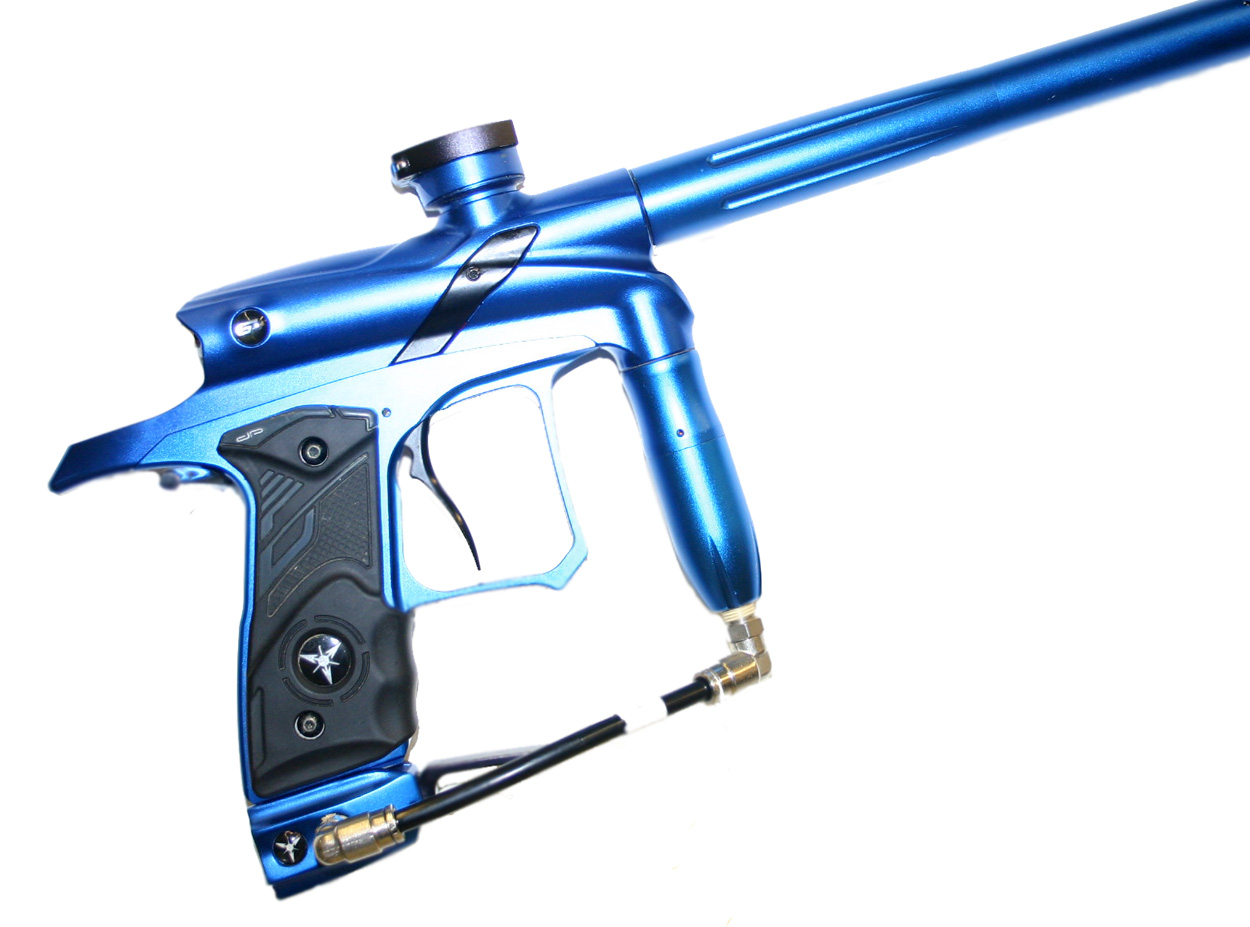 USED Dangerous Powers DP G4 Paintball Gun Marker Blue eBay
