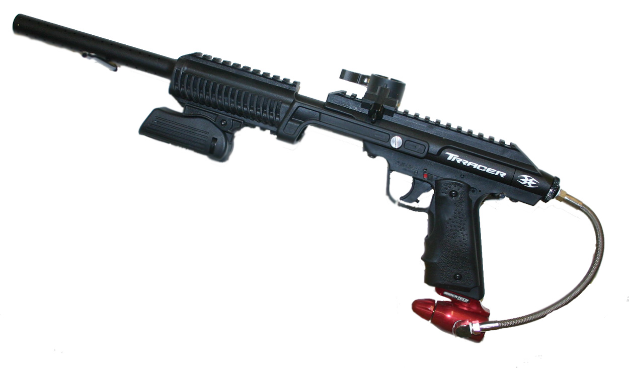 USED Empire Tracer Paintball Gun / Marker Black eBay