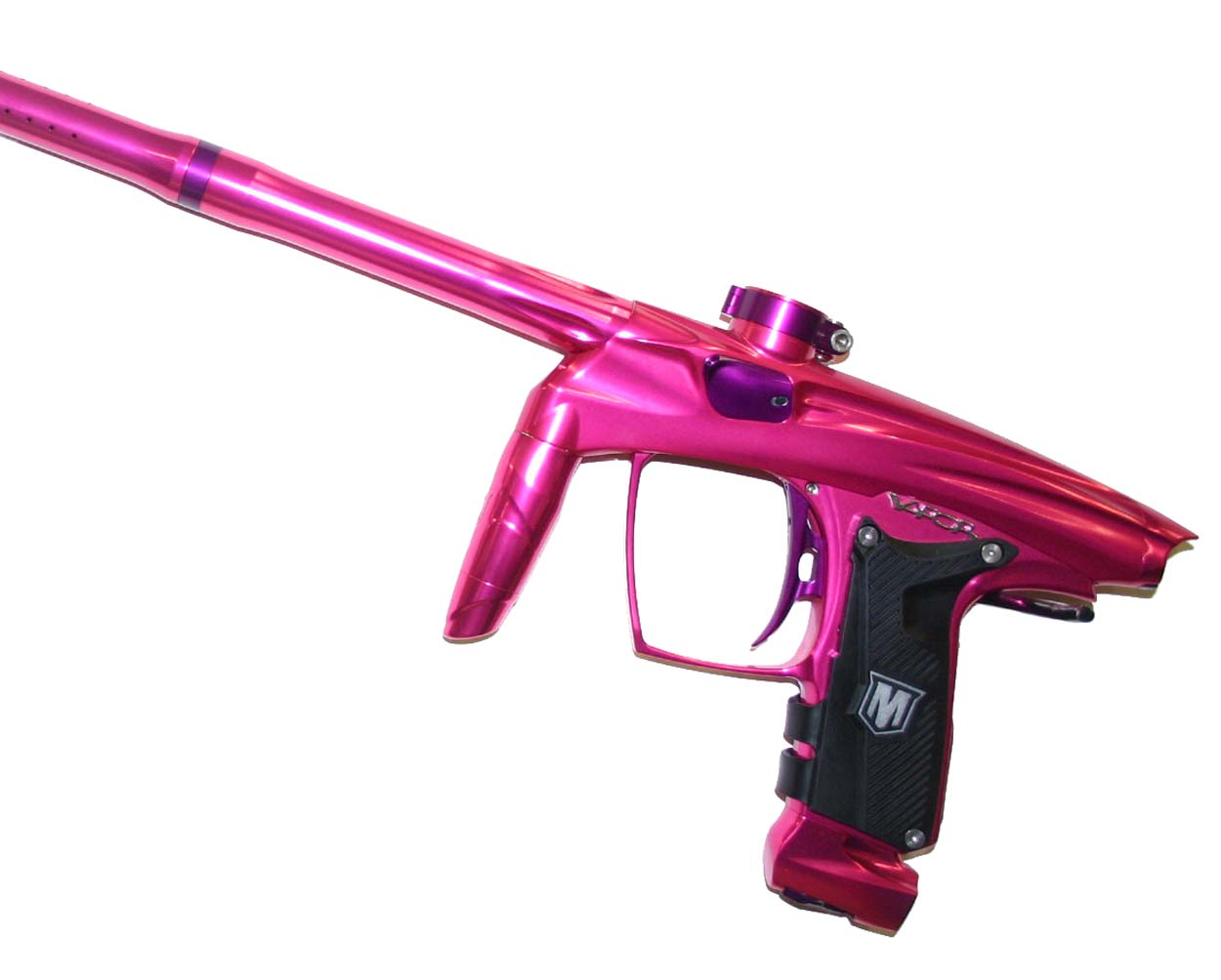 USED Machine Vapor V3 Paintball Gun Marker w/ Full Barrel Kit Gloss