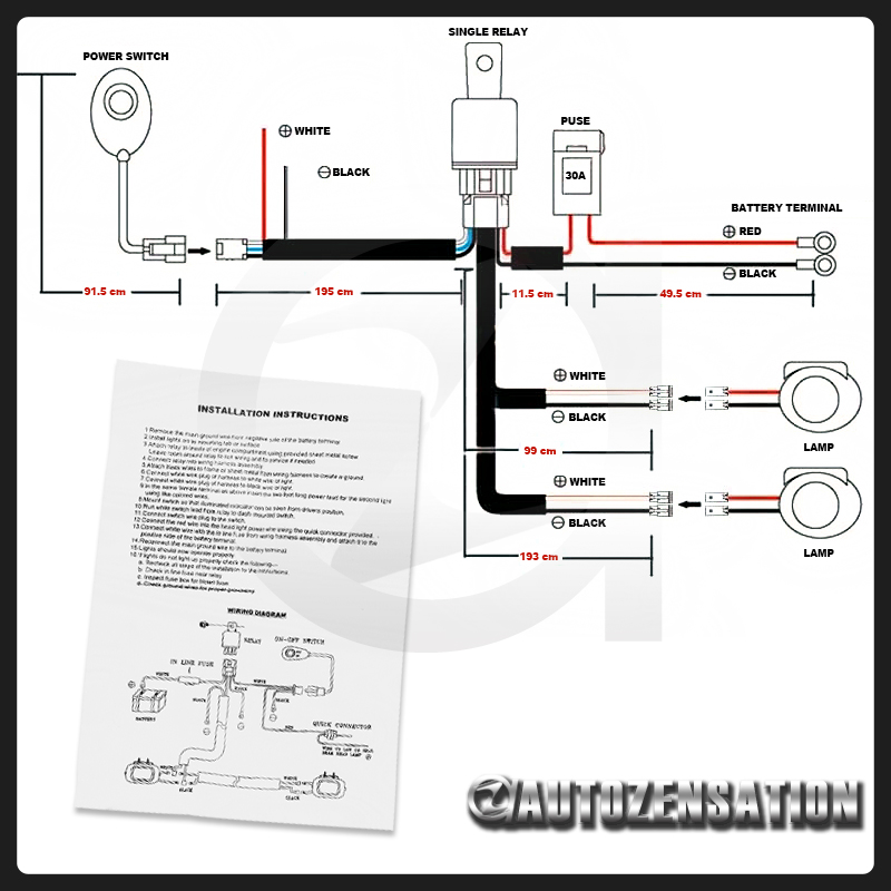 H3 12V 55W Halogen Bulb Glass Lens Metal Housing Projector Fog Lights