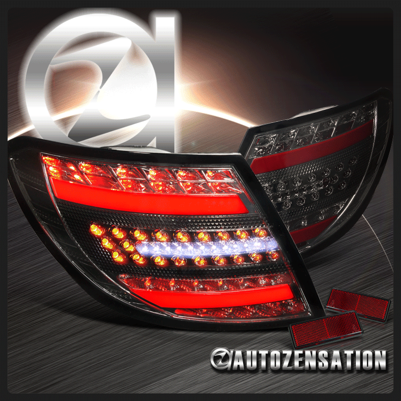 0811 Benz W204 CClass C230/300/350 Smoke Tint LED Tail Brake Lights eBay