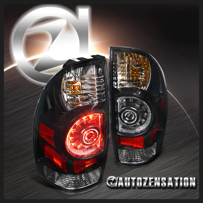 Depo 0912 Toyota Black Clear JDM LED Tail Lights Altezza