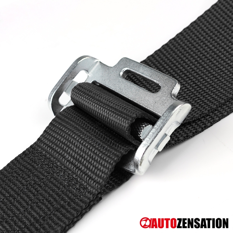 4 Point 4pt Camlock Safety Harness Racing Seat Belt Black eBay