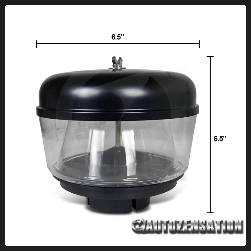 ECCPP Universal 3.5" Black Auto Snorkel Pre-Cleaner Intake Head - Off-Road 4x4