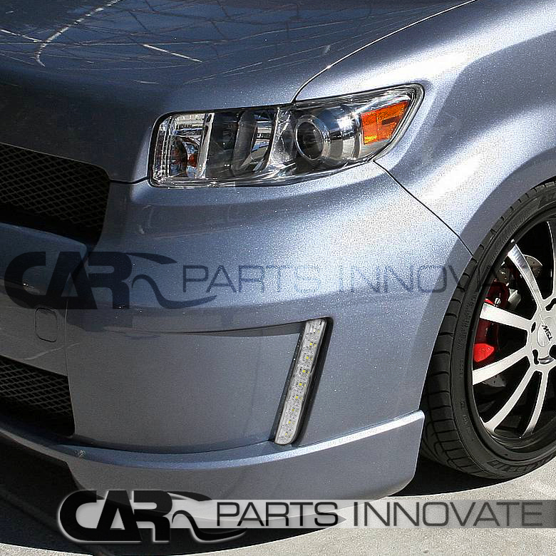 SCION 0810 xB HYPER WHITE SMD LED DAYTIME RUNNING LIGHTS BUMPER LAMP