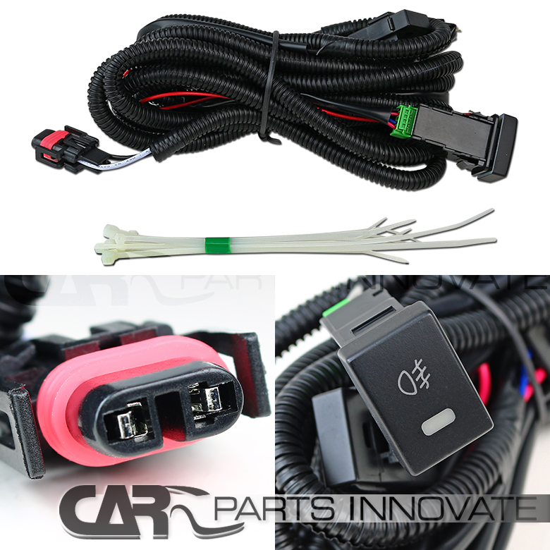 20112013 Toyota Highlander Clear Fog Lights Driving Bumper Lamp+Bulb