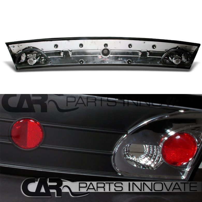 20032005 CHEVY CAVALIER BLACK 3PC TAIL LIGHTS REAR LAMP+TRUNK eBay