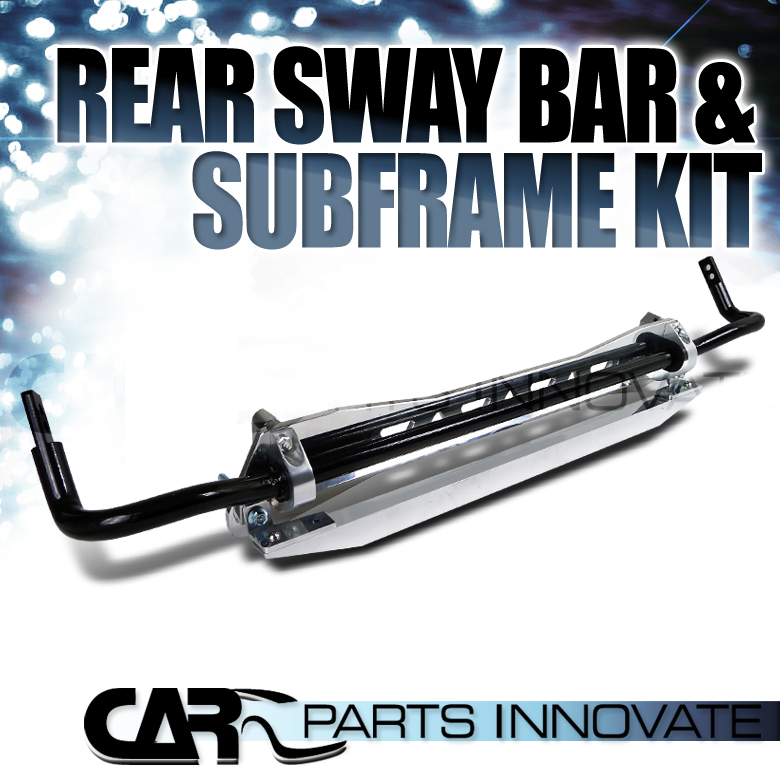 For 9295 Civic del Sol 9401 Integra Rear Sway Bar Kit+Subframe Brace