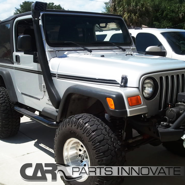 9906 Jeep Wrangler TJ 4.0L L6 Petrol Black ABS Air Ram Intake Snorkel