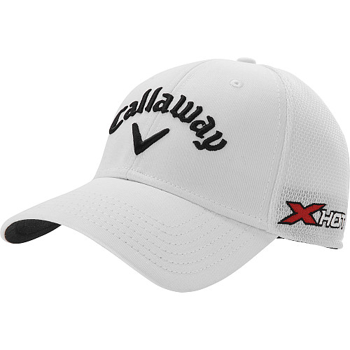 Callaway Golf TA Mesh Fitted Hat 2013 Mens Golf Cap New White