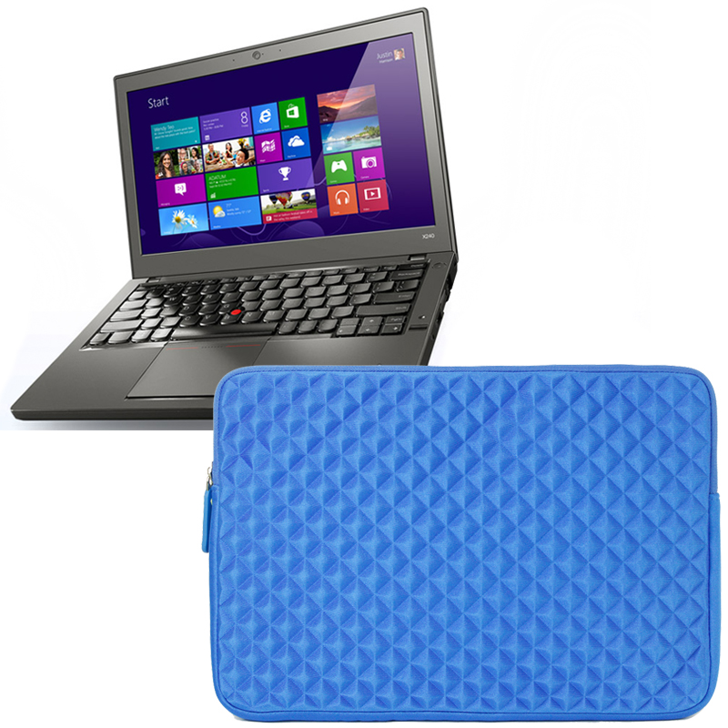 Neoprene Sleeve Cover Case Zip Pouch Bag For Lenovo Thinkpad X240 12.5