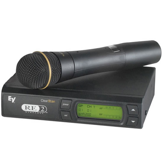 EV Electro Voice RE2N2 Handheld Wireless Mic System w/ N/D267a
