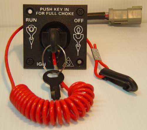 Brp Johnson Evinrude Single Engine Key Switch Kit 0176408