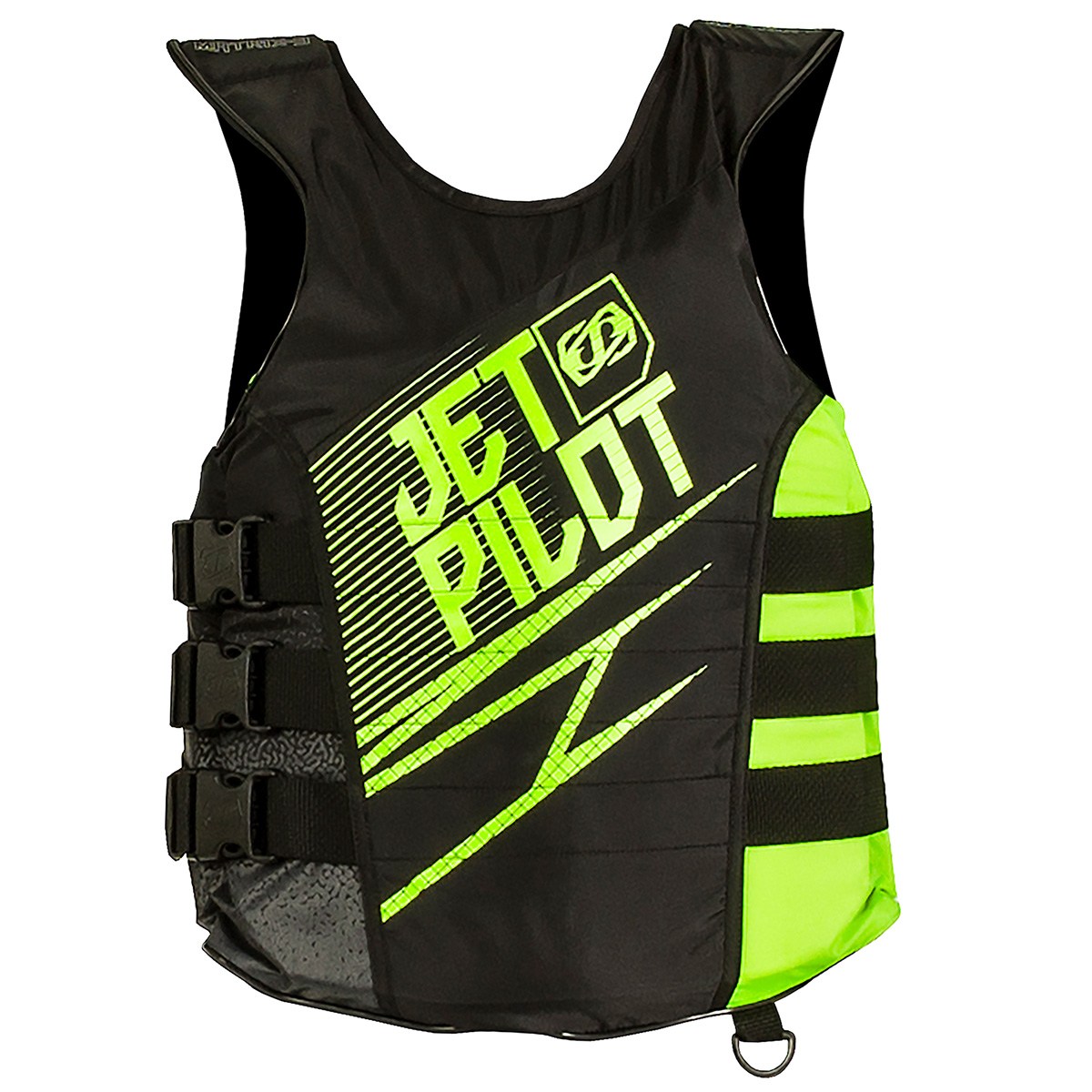 JetPilot Men's Matrix Nylon Side Entry PFD Life Vest Jacket (Large/X