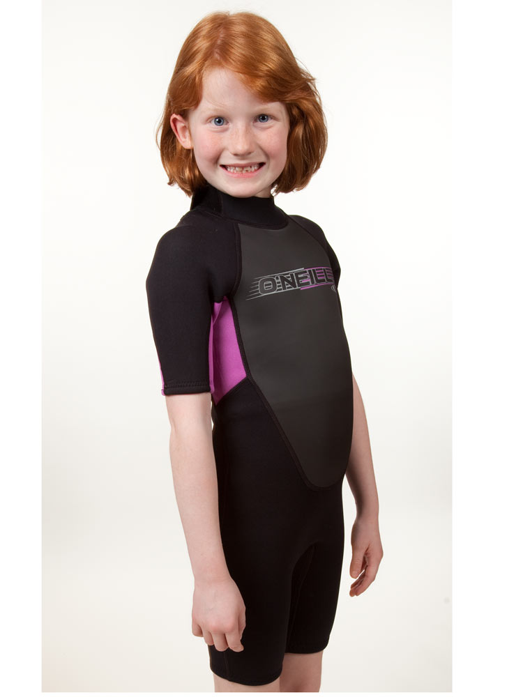 O'Neill Reactor Kids 2mm Neoprene Shorty Wetsuit Spring Suit Surf