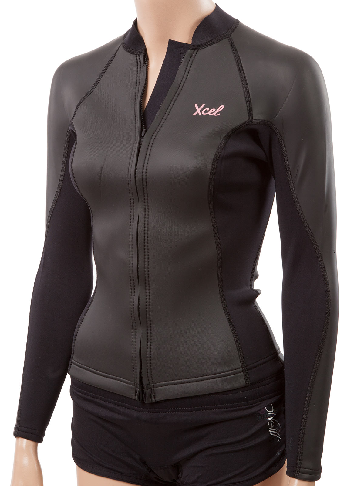 XCel Women's Longsleeve FrontZip Aqua Fitness Wetsuit Jacket eBay