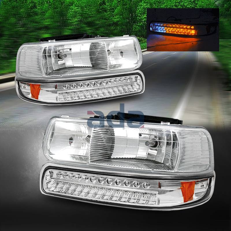 19992002 Chevy Silverado 0006 Tahoe/Suburban Headlights/LED Signal