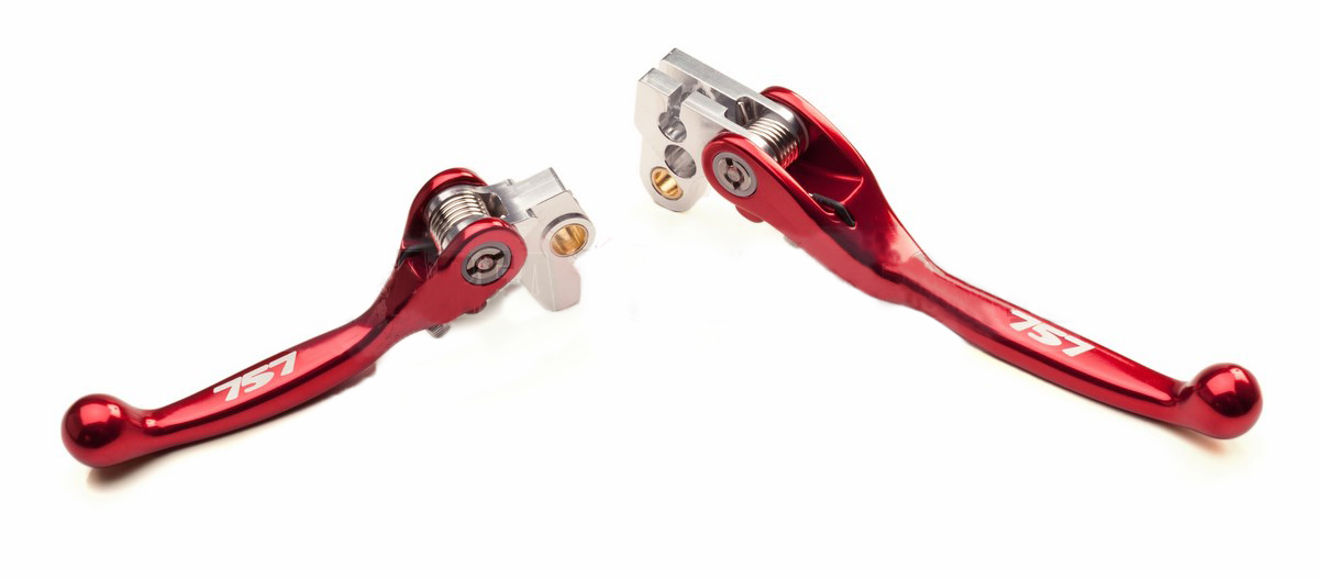 New Honda Flex Brake and Clutch Lever Set Red CR 80 85 125 250 500 CRF 150R 450R eBay